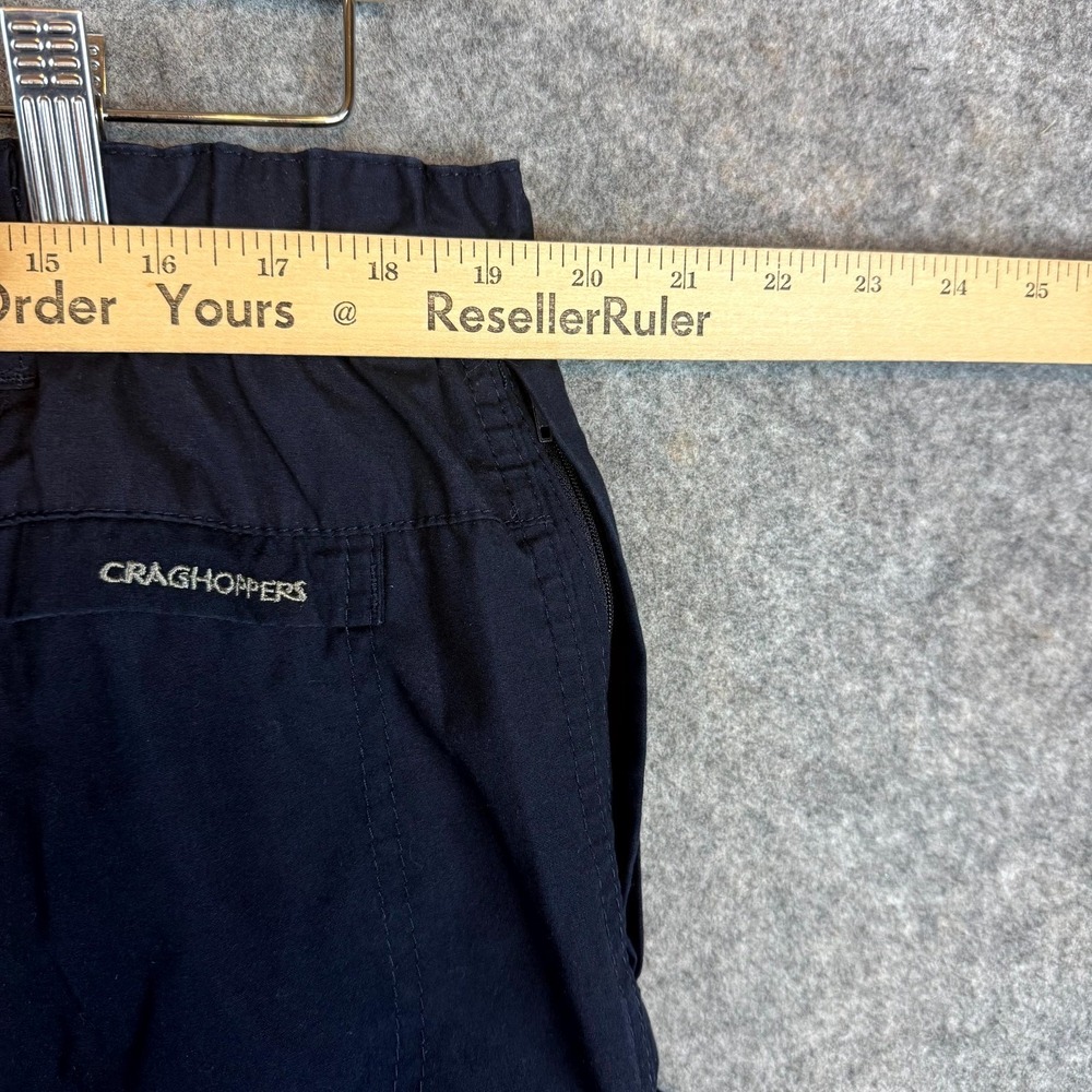 Craghoppers Kiwi Classic Pants Men 38S Black Cotton Cargo Pockets Hiking Outdoor - Picture 5 of 12